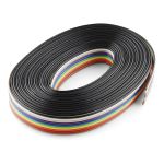 Плоский кабель 10 жил - цветной - 5 м