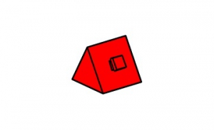 Блок 15 60° красный