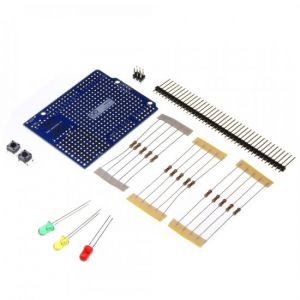 Купить комплект деталей с макетной платой для расширения для Arduino Uno Rev3 в магазине ПАКПАК
