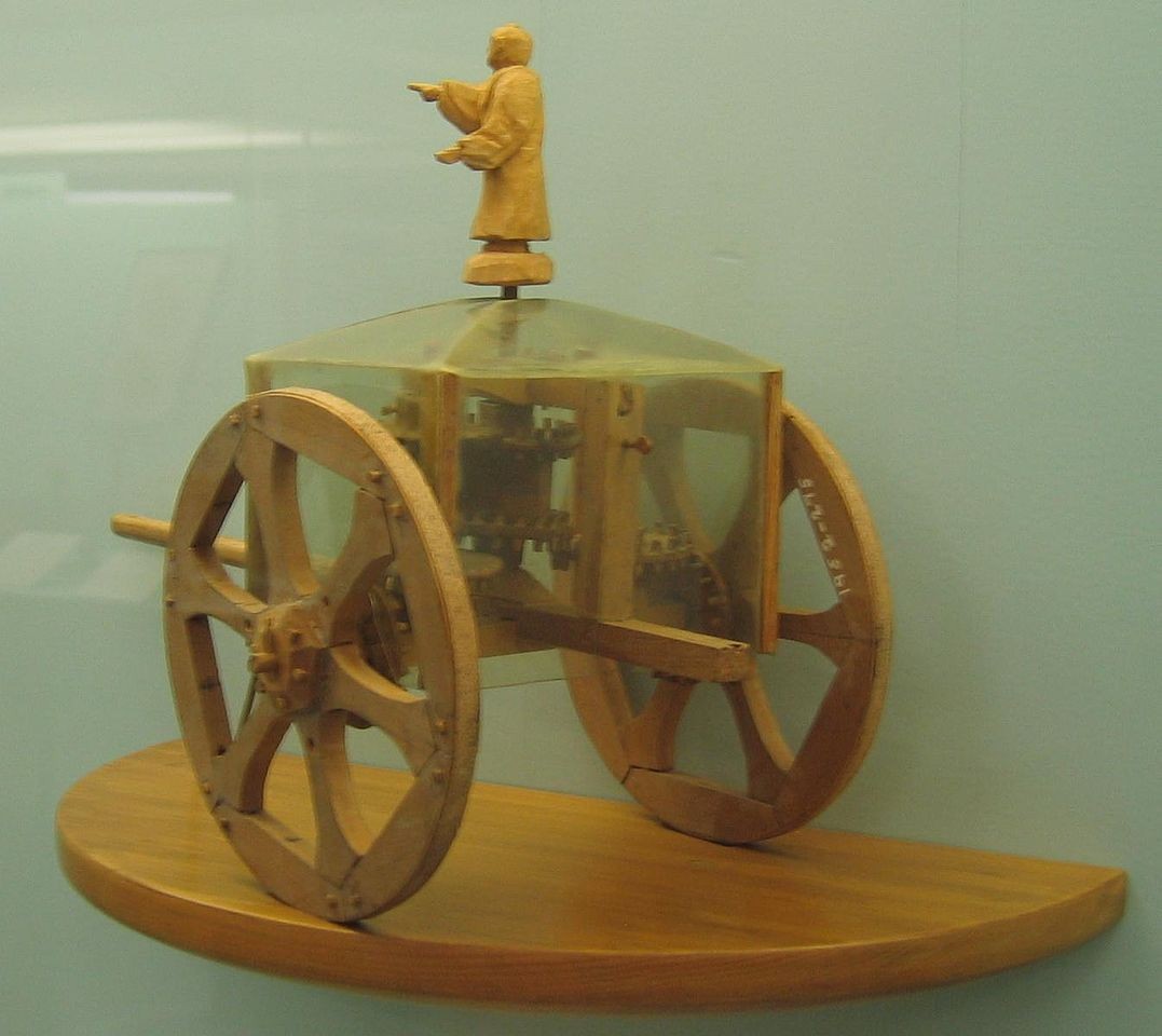Модель компаса-колесницы
