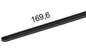 Купить раскос fischertechnik (119753) 169,6 мм чёрный в магазине ПАКПАК