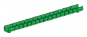 Гибкий желоб L180 с удлиненными бортами зелёный