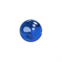Стеклянный шарик синий