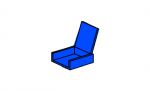 Кресло для человечка синее