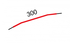 Провод красный 300 мм ― ПАКПАК