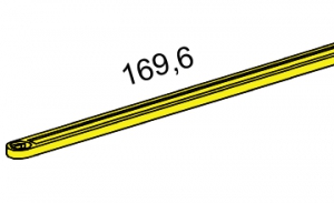 Купить раскос fischertechnik (36336) 169,6 мм жёлтый в магазине ПАКПАК