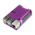 Алюминиевый радиатор-кейс для Raspberry Pi 4 – фиолетовый